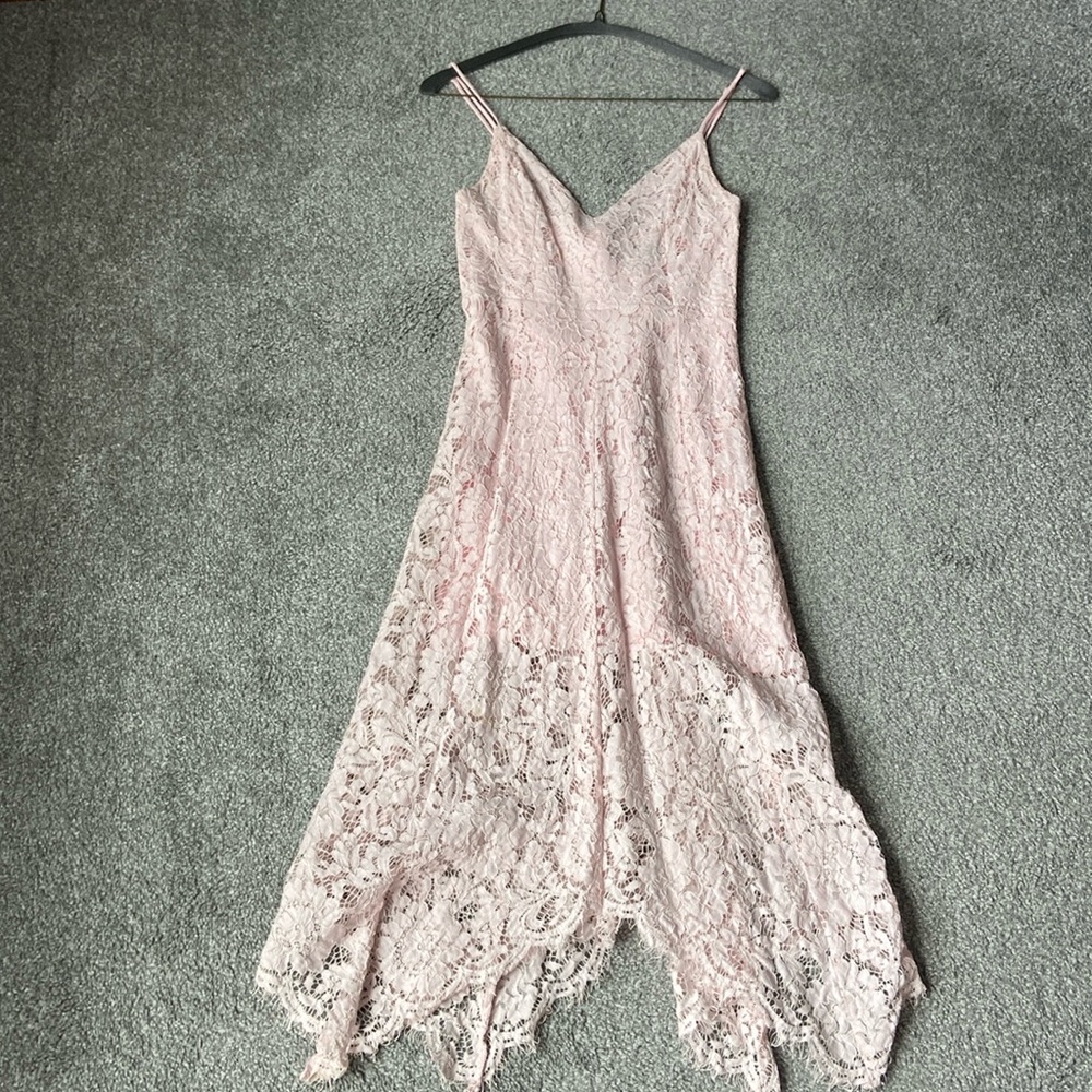 Lulu one wish pink strappy dress